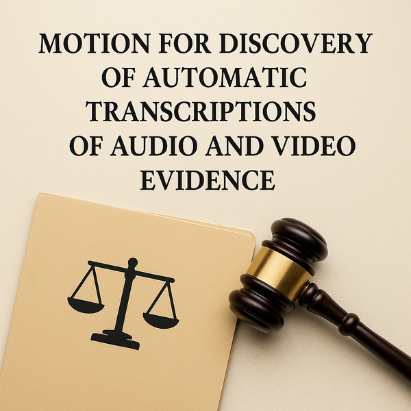 Unlocking Justice: Why Defense Teams Must Demand Axon’s Auto-Generated Transcripts